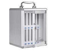 Casier mural pour téléphone portable - Armoire de rangement durable en alliage d'aluminium pour une organisation sécurisée des appareils dans les écoles et les entreprises