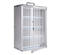 Casier mural pour téléphone portable - Armoire de rangement durable en alliage d'aluminium pour une organisation sécurisée des appareils dans les écoles et les entreprises