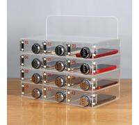 Casier mural pour téléphone portable, armoire de rangement sécurisée en acrylique avec serrure à mot de passe pour un rangement sûr du téléphone dans les bureaux, les écoles, les espaces publics