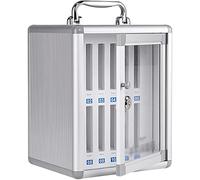 Casier mural pour téléphone portable, armoire en alliage d'aluminium avec 6 à 60 emplacements, support mobile sécurisé pour écoles et entreprises