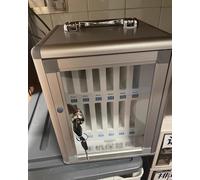 Casier mural verrouillable pour téléphone - Boîte C en aluminium à 60 emplacements pour une utilisation en classe, parfait pour le rangement du téléphone portable des enseignants pendant les examens