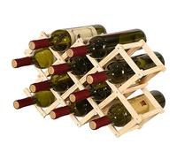 Casier, Pliable Casier à Vin De Comptoir, 3/5/6/10 Bouteilles, MatéRiau Bois de Pin, Parfait pour La DéCoration De La Maison Et De La Cuisine, Bar, Cave(Original,D)