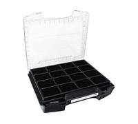 Casier pour petites pièces - BS Systems - iB 72 - 16 alvéoles - Plastique thermoformé - Noir