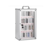 VEVOR Casier à Téléphones Casier de Rangement pour Téléphone Portable 36 Emplacements Cabine Verrouillable pour Téléphone Alliage d’Aluminium Armoire 32x20x51 cm