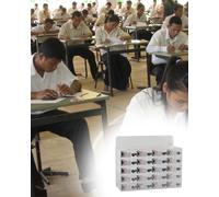 Casier sécurisé pour téléphone - 4 emplacements en acrylique transparent pour étudiants et bureaux - Idéal pour les salles de classe, les usines et les prisons - Armoire pour téléphone portable pour