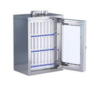 Casier Telephone Portable Ecole, Phone Lock Box, Dispose d'une Serrure à Clé Sécurisée et D'inserts en Coton Perlé, Convient Aux Salles de Classe, Aux Bibliothèques et Aux Gymnases(24)