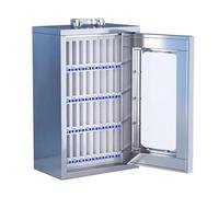 Casier Telephone Portable Ecole, Phone Lock Box, Dispose d'une Serrure à Clé Sécurisée et D'inserts en Coton Perlé, Convient Aux Salles de Classe, Aux Bibliothèques et Aux Gymnases(36)