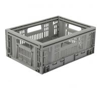 casier TONTARELLI plastique gris l.40 x P.30 x H.16.9 cm cm, 15.8 l