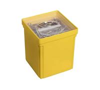 Casier visserie avec couvercle EuroPlus Insert L130/3 - Jaune