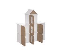 Atmosphera Rangement enfant «Château» jute 95x109 cm