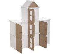 Rangement enfant ""Château"" jute 95x109cm - Atmosphera Créateur d'intérieur