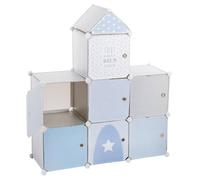 Rangement en forme de château gris/bleu Atmosphera Gris G