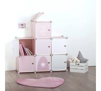 Casiers De Rangement Enfant Chàteau Rose TU