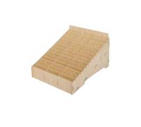 Casiers de téléphone en bois, bureau trapézoïdal, armoire de rangement mobile pour l'école et le bureau, casier facile à déplacer, étagère de rangement ouverte pour téléphones et accessoires