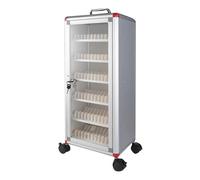 Casiers de téléphone portable pour salle de classe - 48/60/72 emplacements - Armoire de rangement sécurisée avec roues à 360° - Fixation murale avec serrure - Organiseur pratique pour smartphones (72