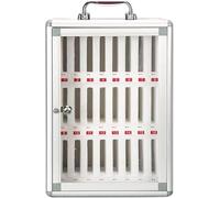 Casiers muraux pour téléphone, 24 compartiments, armoire de rangement sécurisée pour téléphones avec clés, parfait pour les salles de classe, les écoles, les bureaux - nized & Solution