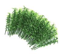 Casiler 100 Pcs Modèles en Bambou, Arbres en Bambou en Plastique Vert pour Décoration Domestique, Paysage Miniature, Projet De De Relief