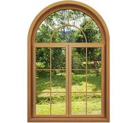 Casiler Autocollants Muraux De Fenêtres Amovibles, Paysage Naturel 3D, Autocollants Muraux De Fausses Fenêtres, Autocollants Muraux pour Décoration De Chambre À Coucher De Salon