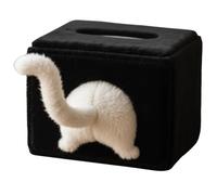 Casiler Boîte À Mouchoirs en Forme De Chat Mignon, Distributeur De Mouchoirs en Papier avec des Chats Rigolos, Porte-Serviettes en Peluche avec Motif Animal, Serviette De Dessin Animé