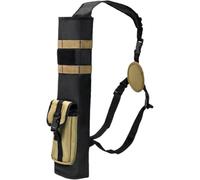 Casiler Carquois pour Flèches Arrière De Tir À l'arc, avec Système Molle Poches pour Pratique du Tir À l'arc sur Cible