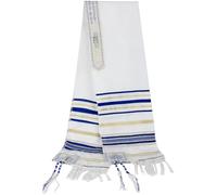 Casiler Châle De Prière Juif Israélien, Écharpe De Prière avec Pompons Tissés À Main, Talit, Châle De Prière Yeshua pour Hommes Femmes