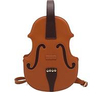 Casiler D'épaule en Forme De Violon PU Le Cuir Musical À Main Fermeture Fermeture À Blinds À Bandoulière Sacs Fourre-Tout pour Filles Femmes