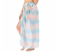 Casiler Femmes Plage Bikini Cover Up Imprimer en Mousseline De Soie Wrap Jupe Sarong Écharpe Beachwear Maillot De Bain Beachwear Maillots De Bain