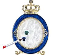 Casiler Palette d'art Nail Ramine De Couronne De Conception De Conception De Mélange De Mixage De Clous De Mélange Polonais Plaque De Mélange De Mélange Porte-Ongles Nail Art Carte