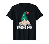Casino Dad Graphic for Men Las Vegas Trip Gambler GNOME T-Shirt