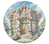Casino de Monte Carlo 1000 Pièces Puzzle Convient Aux Adultes Et Aux Enfants Jeu D'Intelligence Magique Rond DécoRation Moderne DIY DécoRation pour Enfants Cadeau 1000pcs (67.5x67.5cm)