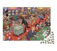 Casino Heist Final Escape Puzzle en Bois Imperméable DIY Puzzles De 1000 Pièces pour Adultes Cadeaux Amusant Jeux De Stimulants