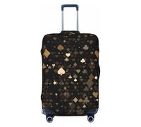 Casino Housses de protection élastiques pour bagages de voyage 45,7 à 81,3 cm, noir, L