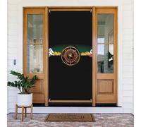 Casino K Couvertures de porte décoratives - Bannière de porte intérieure et extérieure, décorations printemps/été/automne/hiver, Halloween, Noël