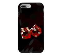 Casino Red Rolling Dice Coque pour iPhone 7 Plus/8 Plus