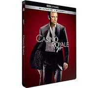 Casino Royale – 4K Ultra HD + Blu-ray – Boîtier SteelBook limité – W & B