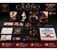 Casino Ultimate Collector's Edition Individually Numbered Limited Edition (Only 3,000 Worldwide) 4K Ultra HD + Blu-ray Region Free SteelBook Premium Collector's Set