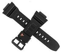 Casio 10500876 Bracelet de montre pour montre Casio STL-S110H STL S110H Noir/rouge