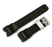 Casio 10504378 Genuine Factory Replacement Green Resin Watch Band fits GWG-1000-1A3