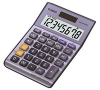 Casio 17295 Calculatrice Bureau Grand Écran 8 Chiffres Conversion Euro Touche Double Zéro Correction Plastique Assorties