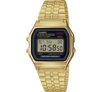 Casio à quartz Montre-bracelet A159WGEA-1EF (L x l x H) 36.8 x 32.2 x 8.2 mm or Matériau du boîtier=Résine Matériau
