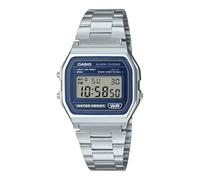 Casio Montre A158WEA-2EF Vintage Numérique Quartz Unisexe 33 mm Argent