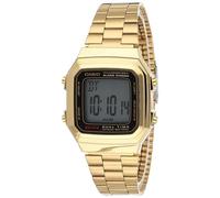 Casio - A178WGA-1A - Vintage - Montre Mixte - Quartz Digital - Cadran LCD - Bracelet Acier plaqué Doré