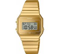 Casio A700WEVG-9AEF Vintage Collection 36mm 1ATM Quartz Homme Noir Doré
