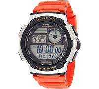 Casio AE-1000W-4BVCF Montre pour homme avec mouvement à quartz Résine Orange Pile durée 10 ans