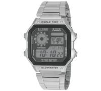 Casio - AE-1200WHD-1A - Sports - Montre Homme - Quartz Digital - Cadran LCD - Bracelet Acier Gris