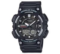 Casio Montre-bracelet AEQ-110W-1AVEF – Quartz analogique/numérique, Telememo, 47 mm, Noir, 100 m