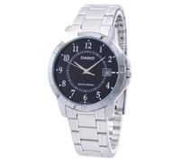 Casio Analog Acier Inoxydable Japon Mov't À Quartz MTP-V004D-1B 30M Montre Homme