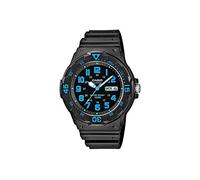 Casio Analogique MRW-200H-2BVEG, Noir, Bracelet