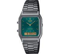 Casio AQ-230EGG-3AEF Timeless Collection 30mm 1ATM Quartz Homme Vert Argenté