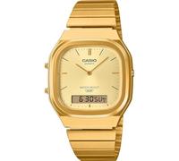 Casio Montre AQ-240EG-9AEF Vintage analogique-numérique dorée Quartz 36 mm bracelet acier inoxydable